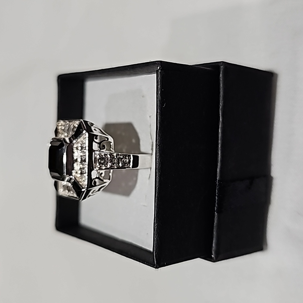 Black Spinel Ring - Picture 11 of 16